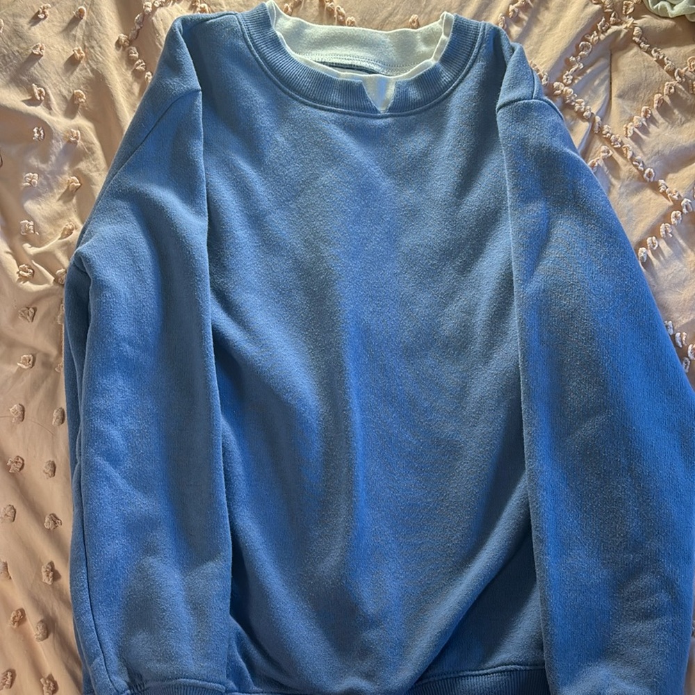 $20• thrifted blue sweater
